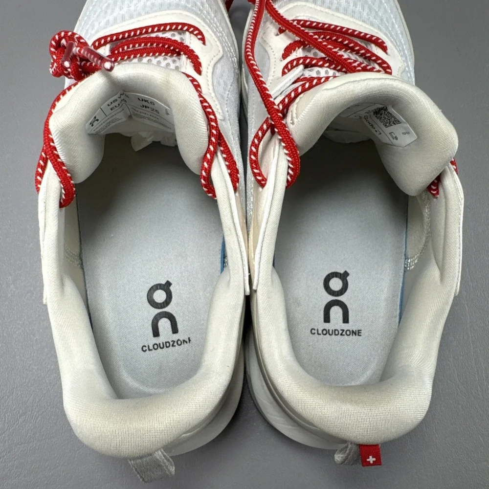 On X Zendaya Cloudzone Moon Sneakers Ivory Wolf 3WF30613045 Womens Comfort Sz 8